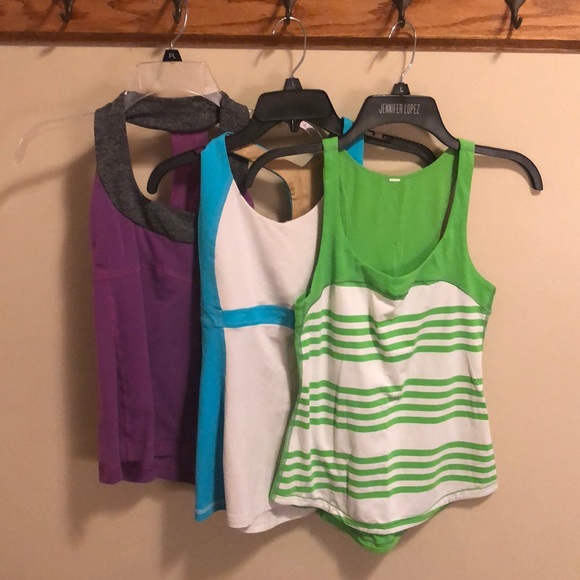 lululemon athletica Tops - Lot of 3 Lululemon workout tops. Size 4
